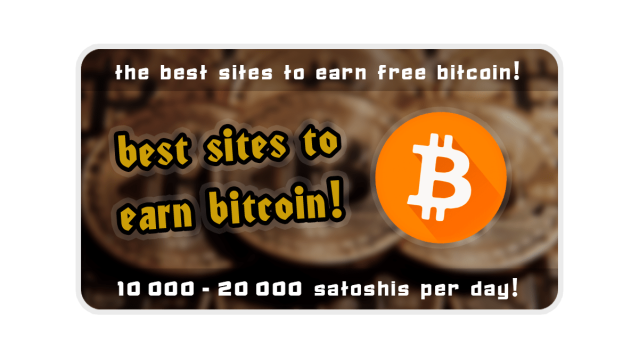 best sites to earn bitcoins